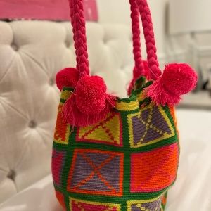 Colombian wayuu mochilla bag